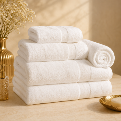 Premium Pakistan Cotton Bath Towel – 650 GSM