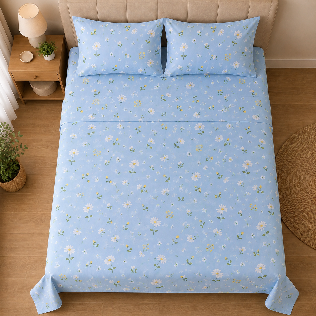 New Bedsheet Set - overhead